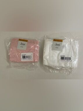 Jenni NWT Pink and White Panty SET Size 3X